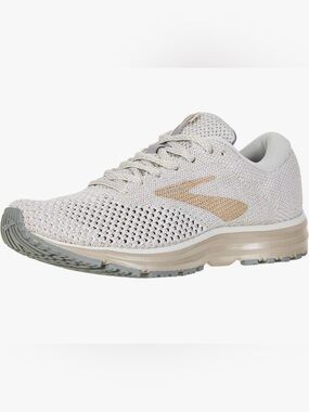 BROOKS REVEL 2 Running Shoes Cream Champagne Shimmer Women’s Size 8.5